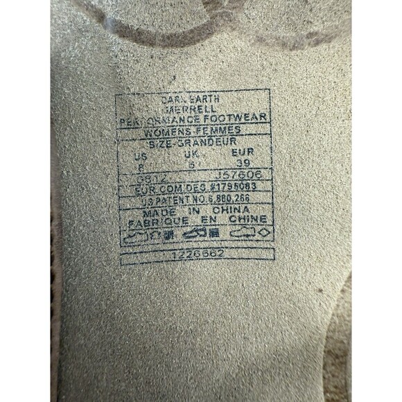 MERRELL Q FORM Womens Dark Earth Performance Leather Upper Strap Sandals Size 8 - Picture 9 of 11